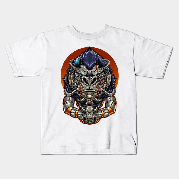 Iron Kong Kids T-Shirt by WahyudiArtwork